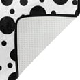 thumbnail image 3 of SKYSONIC Doormat Black Dot On White Lightweight Non Slip Indoor Outdoor Entryway Rugs Floor Mat for Bathroom Kitchen Entrance 23.6 x 15.7 inches, 3 of 5