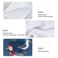 thumbnail image 2 of Yayeee Kitchen Hanging Hand Towels Set of 2 with Loop Bathroom Absorbent Tie Towel, Cartoon Birds Pattern, 2 of 7
