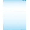Medical Arts Press Solid Color Laser Statements; Style A, with Credit Card Information, Blue