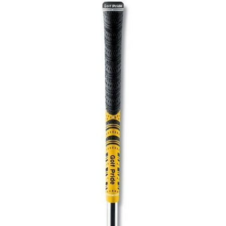 - New Decade Multi-Compound Round, Corded Grip (Yellow/Black) - .600(COLOR: Yellow/Black, CORE SIZE:.600 Inches) By Golf Pride