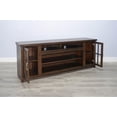 thumbnail image 3 of Sunny Designs 76-Inch Wide TV Stand with Glass Cabinet Doors, 3 of 5