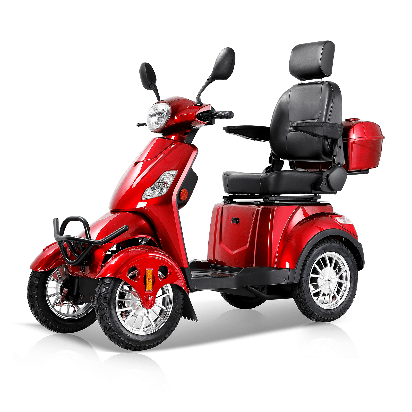 Mobility Scooters for Seniors & Adults 500lbs Capacity -800W Electric Powered Mobility Cart Red