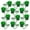 Green, variant on Kkkded Bridal Shower Wine Glass Decoration 12Pcs Transparent Bead Chain for Bridal Shower Wine Glasses - Bachelorette Party Decor