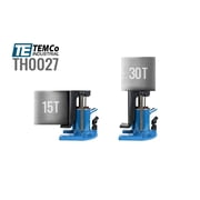 TEMCo TH0027 Hydraulic Container/Machine Toe Jack (15 Ton - 30 Ton) Lift Capacity