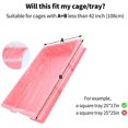 thumbnail image 2 of IGUOHAO Guinea Pig Cage Litter Box Liners, Disposable Rabbit Cage Liner, Small Animal Bedding Waste Litter Pan Bags for Rabbit Bunny Hamster Hedgehog, 2 of 7