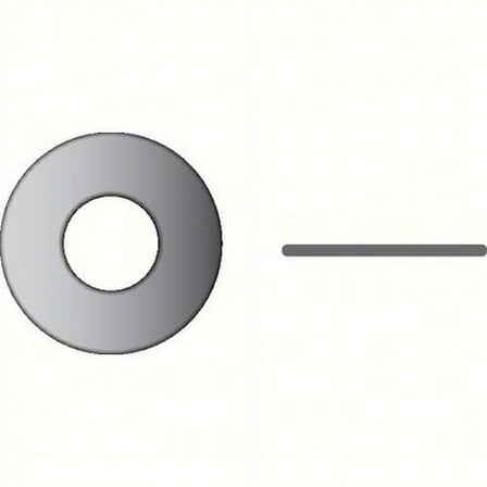 SeaChoice  01681; 3/8 Flat Washer 7/8 Od x .05 316 Stainless Steel 100/ Bag