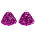 thumbnail image 1 of 1 par de anillos de plástico 50g Cheering Squad Spirited Fun Cheerleading Kit Cheer Poms para la competencia de High School secundaria y secundaria de los niños Animando eventos deportivos (Rosy), 1 of 5