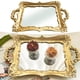 thumbnail image 5 of Bandeja Decorativa con Espejo, Pto de Fruta, Bandeja de Comida para Baño, Hogar, Dormitorio, Decoración , Soledad sirviendo a tay, 5 of 8