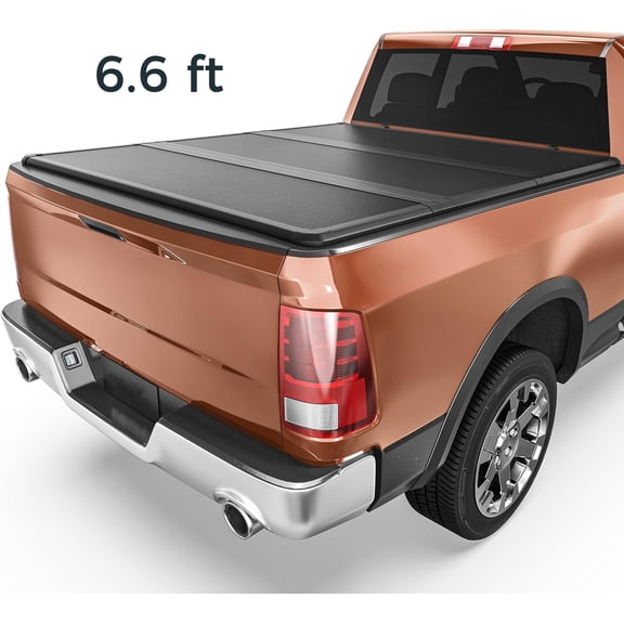 6.6ft Hard Tri-Fold Tonneau Cover Truck Bed for 2007-2026 Silverado/Sierra 1500