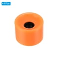 thumbnail image 3 of Uxcell 70mm 78A Soft Cruiser Wheels Street Wheels Skateboard Wheel Replacement PU Orange 4 Pack, 3 of 5