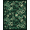 Black Green Cream, Pattern 7, variant on ODIKA Medallion Design With Vintage Vine Accents Snake Floral Boho Playful Expressive for Home Office, Gaming Room, Under Desk, Non-Slip Chair-Friendly