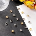 thumbnail image 3 of 60pcs 2 Colors 8mm 304 Stainless Steel Groove Column Beads European Beads Loose Spacer Beads Large Hole Beads Metal Slider Beads, 3 of 6