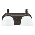 thumbnail image 1 of Two Light Wall / Bath by Generation Lighting - Seagull 44626EN-782 in Bronze Finish, 1 of 2
