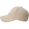 thumbnail image 3 of Soccer Ball Heartbeat Hat Corduroy Baseball Cap Vintage Adjustable Trucker Caps for Outdoor Travel Beige, 3 of 9
