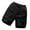 Black, variant on Men's Casual Shorts Linen Slim Pants for Everyday Wear by Beach Tracksuit Comfort and Breathable Fabric Men’s Quarter Length Linen Shorts