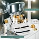 thumbnail image 4 of Cosmetic Organizer, Cosmetic Display Case with 2 Tiers and Clear Lid, Bedroom Dresser and T1-White, 4 of 4