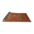 thumbnail image 2 of Ahgly Company Indoor Square Oriental Orange Traditional Area Rugs, 7' Square, 2 of 4