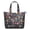 Boho, variant on Large Capacity Travel Tote Bag Featuring Pizza Foodie Prints Lightweight Weekender Bag with Cartoon Fun Pizza Party Designs, Perfect for Gifts Weekend Getaways