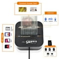 thumbnail image 2 of Chip Card Reader LED 3 Ports USB 2.0 Hub Card Reader USB Chip Bank Card Reader Samrt SIM ID Card Reading Adapter, 2 of 7