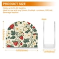 thumbnail image 4 of Yayeee Napkin Holder for Table Set of 2 Kitchen Paper Tissue Organization, Small Strawberry Pattern, 4 of 8