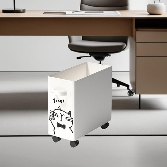 Carrito De Servicio Debajo Del Escritorio, Carrito Móvil Con Ruedas Para Cocina, Dormitorio, Comedor, Color