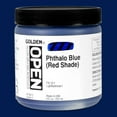 thumbnail image 2 of Golden Open Acrylic Paint, 8 oz, Phthalo Blue (Red Shade), 2 of 2