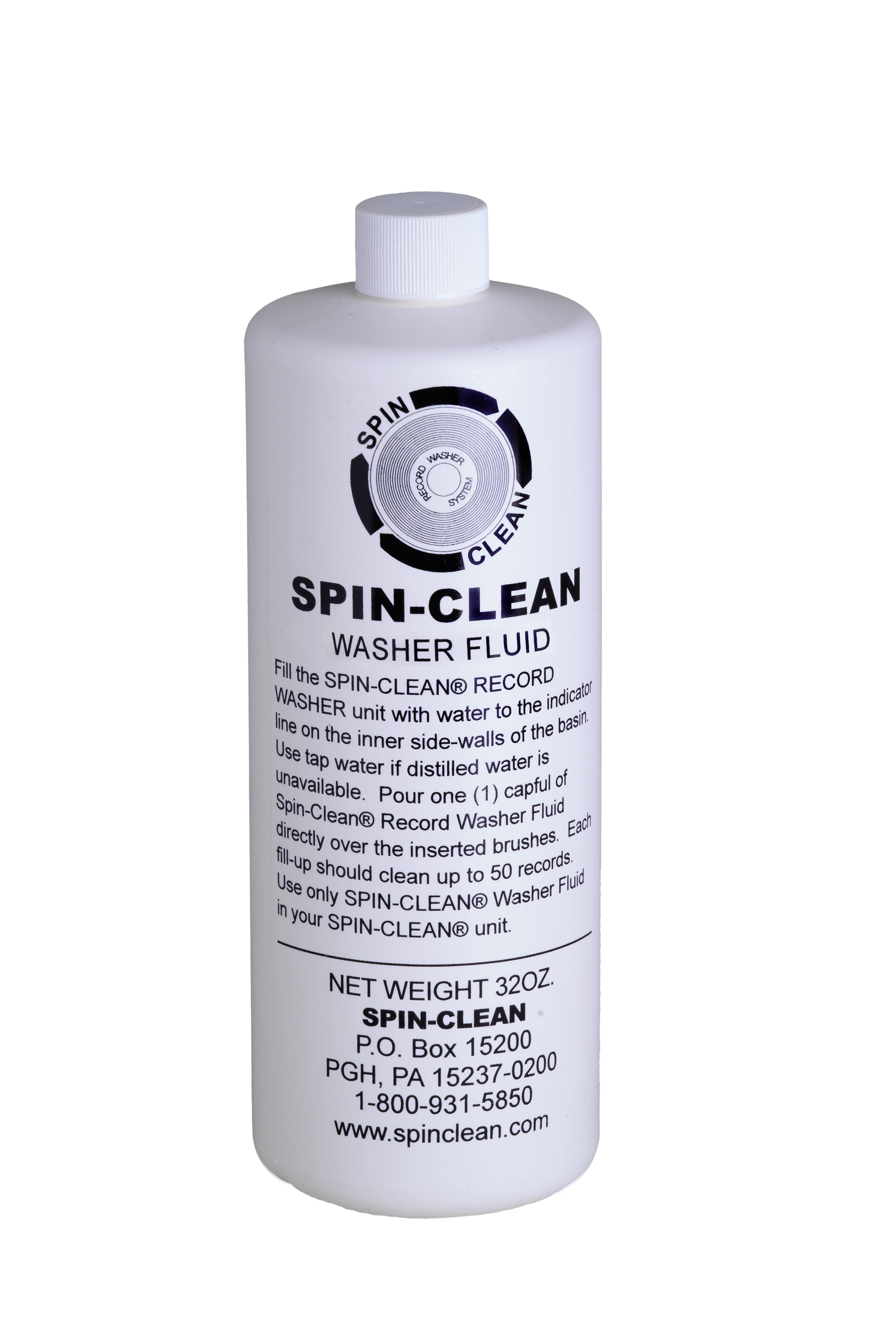 SpinClean® 32 oz. Bottle Record Washer Fluid