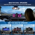 thumbnail image 7 of Screen for  Tablet   Screen for , 4K Dash Cam Portable  Play with 3  Camera Backup Camera,10.26"  Display FM Radio Stereo  5.2, 32GB Black, 7 of 7