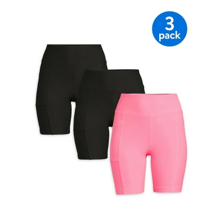No Boundaries Juniors  Bike Shorts  3-Pack