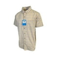 thumbnail image 2 of Columbia Men's Raw Yellow Brown Multi Plaid Rapid Rivers II S/S Shirt (715), 2 of 12