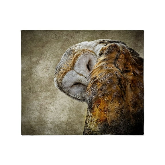 CafePress - Barn Owl Throw Blanket - Soft Fleece Throw Blanket, 50"x60" for All Ages
