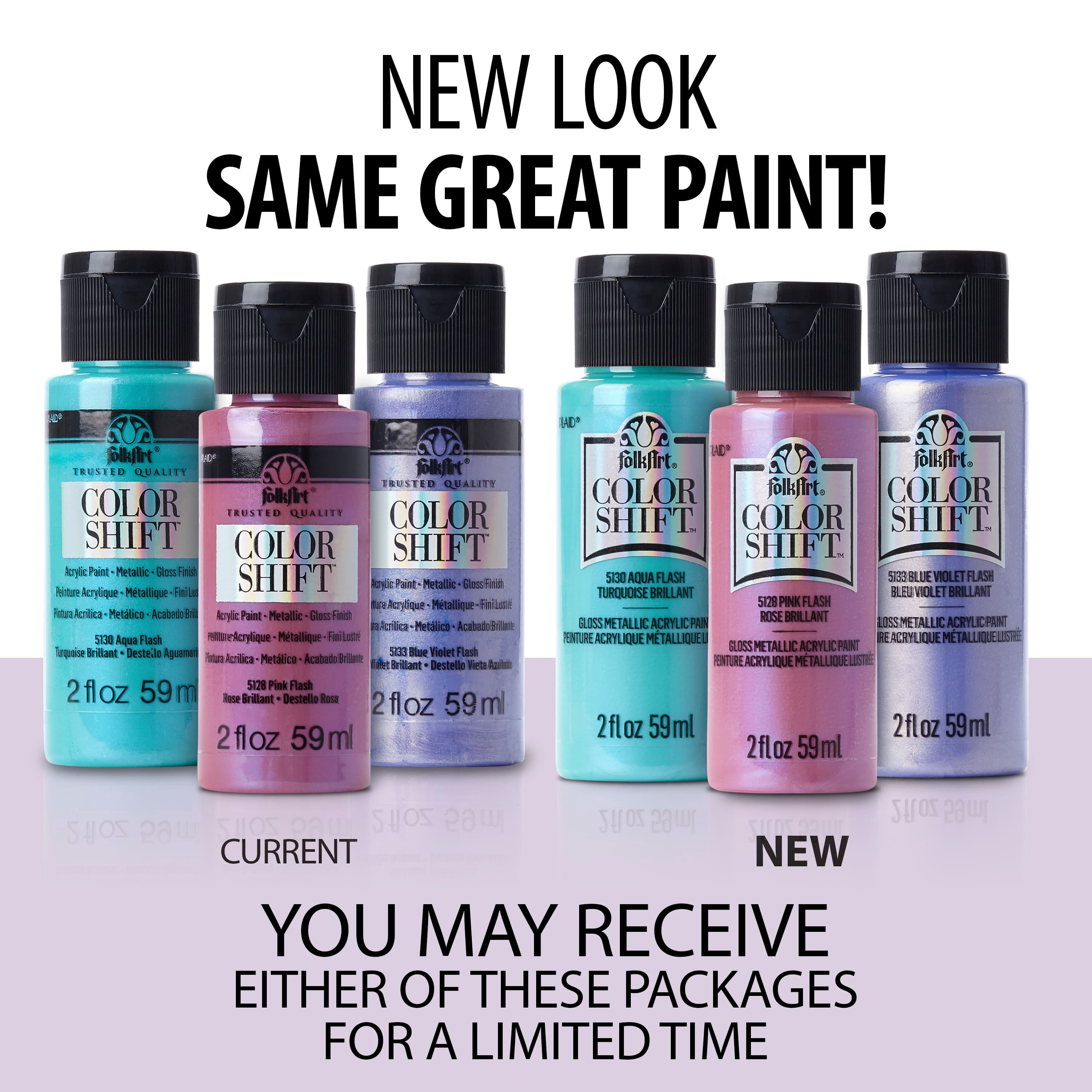FolkArt Color Shift Gloss Metallic Acrylic Paint