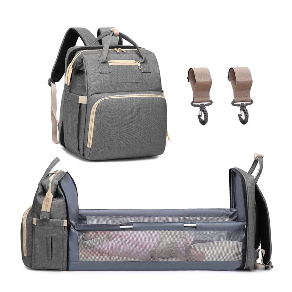 Portable 3 in 1 Nappy Baby Diaper Backpack with Baby Doll