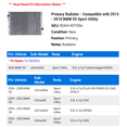 thumbnail image 2 of Primary Radiator - Compatible with 2014 - 2018 BMW X5 Sport Utility 2015 2016 2017, 2 of 2