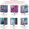 thumbnail image 2 of MUKO for Motorola Moto G 2025 / Moto G 2026 / Moto G Play 2026 Case, with Slide Camera Cover Screen Protector Ring Holder Kickstand Military Grade Protection Drop Tested Protective Phone Case Red, 2 of 9