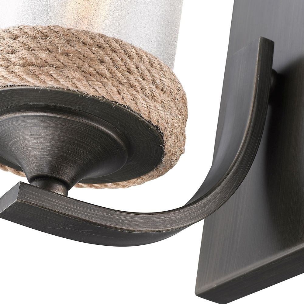 1 Light Bathroom Light Fixture in Sturdy Style 8.63 inches High By 4.88 inches Wide Bailey Street Home 170-Bel-2862327