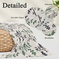 thumbnail image 3 of Green Grey Botanical Body Pillow Covers 20"x60", Rustic Country Spring Floral Summer Leaf Soft Brushed Microfiber Breathable Throw Pillow Covers, Pillowcase with Zipper for Couch Sofa Bedroom, 3 of 9