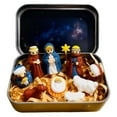 thumbnail image 1 of Hearth & Gear Mini In A Portable Pocket Birth Of Ornament Pocket Scene With Holy Family Sheep And Figurines For Home Desk Shelf Dec, 1 of 6