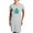 Heather Gray, variant on - I Wear Teal For My Sister - Women's Nightshirt