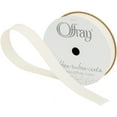thumbnail image 3 of Offray Ribbon, Antique White 5/8 inch Grosgrain Polyester Ribbon for Sewing, Crafts, and Gifting, 18 feet, 1 Each, 3 of 6