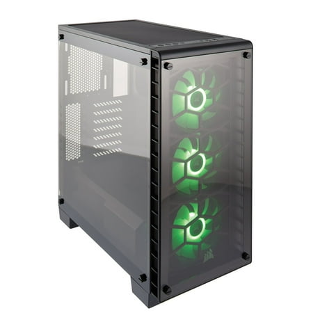 Corsair Crystal Series 460X Tempered Glass, Compact ATX - (Best Compact Atx Case)