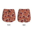 thumbnail image 5 of Xecao's American Football1 for a double-layer running short for women, perfect for gym, tennis, and more, featuring a convenient pocket., 5 of 9