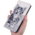 thumbnail image 6 of Case for Google Pixel 7 Case Wallet with Card Holders - Lovely Colorful Pattern PU Leather Flip Phone Case TPU Shell Folio Cover Women Men for Google Pixel 7 Smiley Cat, 6 of 14