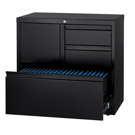 Tiffany Filing Center - HL8000 Series 30-inch Wide Personal Storage Center, Black