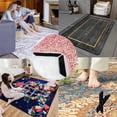thumbnail image 5 of 16 pinzas antideslizantes para pisos y azulejos de madera, almohadillas para alfombras, pinzas para esquinas, pinzas para alfombras de área (negro), 5 of 5