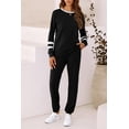 thumbnail image 4 of Conjunto de Chándal PRETTYGARDEN para Mujer 2 Piezas Negro Talla L, 4 of 6