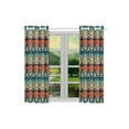 thumbnail image 2 of YUSDECOR Nice Pattern Blackout Window Curtain Kitchen Curtain 26x39 inch, 2 Panels, 2 of 3