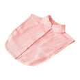 thumbnail image 2 of pitrice Women Simple Design Solid Color False Collar Girls Formal Fake Half Shirt Decorative Detachable Lapel Accessory Pink Round, 2 of 8