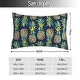 thumbnail image 2 of Cauagu Colorful Pineapples Print Pillow Covers with Envelope Closure,1PC Pillow Cases Decorative Pillow Case for Bed & Couch, Pillows Not Included-20"x30", 2 of 6