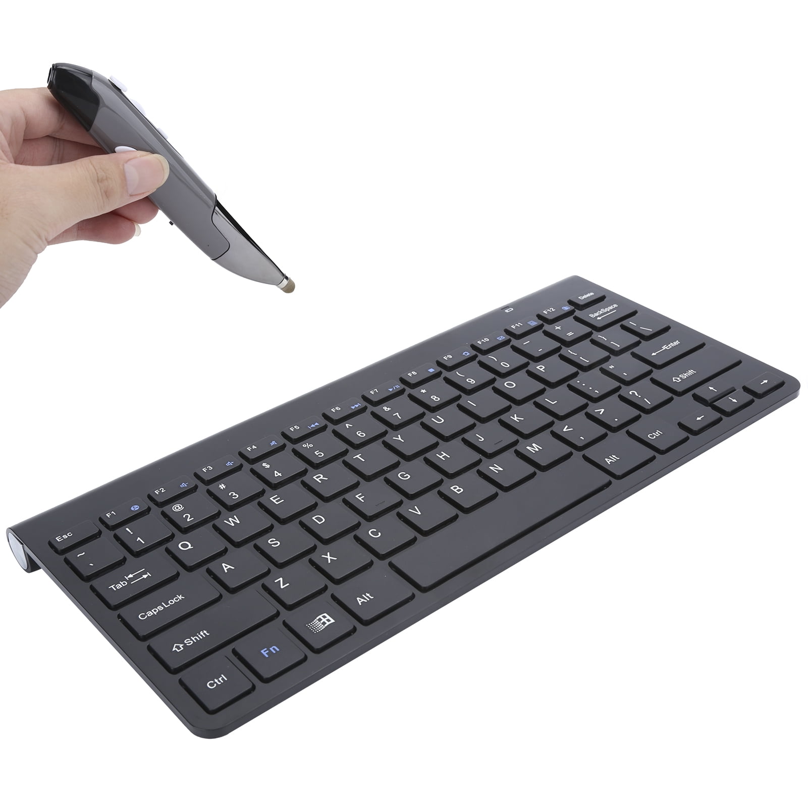 KM909 2.4GHz Pocket Pen Mouse Slim Ergonomic Design Optical Wireless Handwriting Mice for Phone Laptop